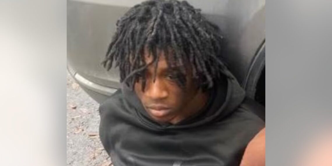 David Atkins after he was recaptured during his first jail escape