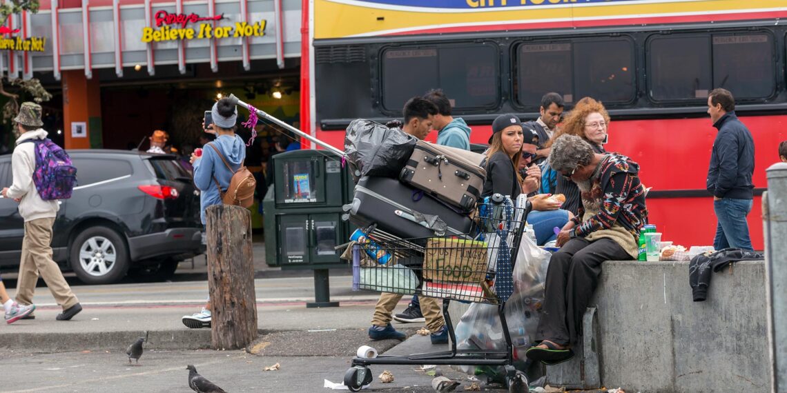 “It’s not a joke”: Homeless man’s controversial signs spark outrage in San Francisco neighborhood