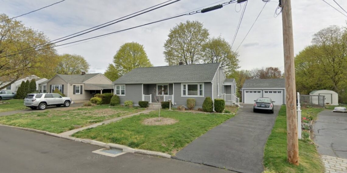The home on Greer Street in Milford where the alleged stabbing attack occurred