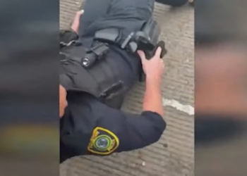 Video captures bystander pulling wounded Texas officer to safety after suspect opened fire