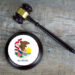 Illinois flag and gavel