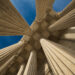 The columns of the Supreme Court building