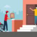 Safe food delivery at home during coronavirus covid-19 epidemic