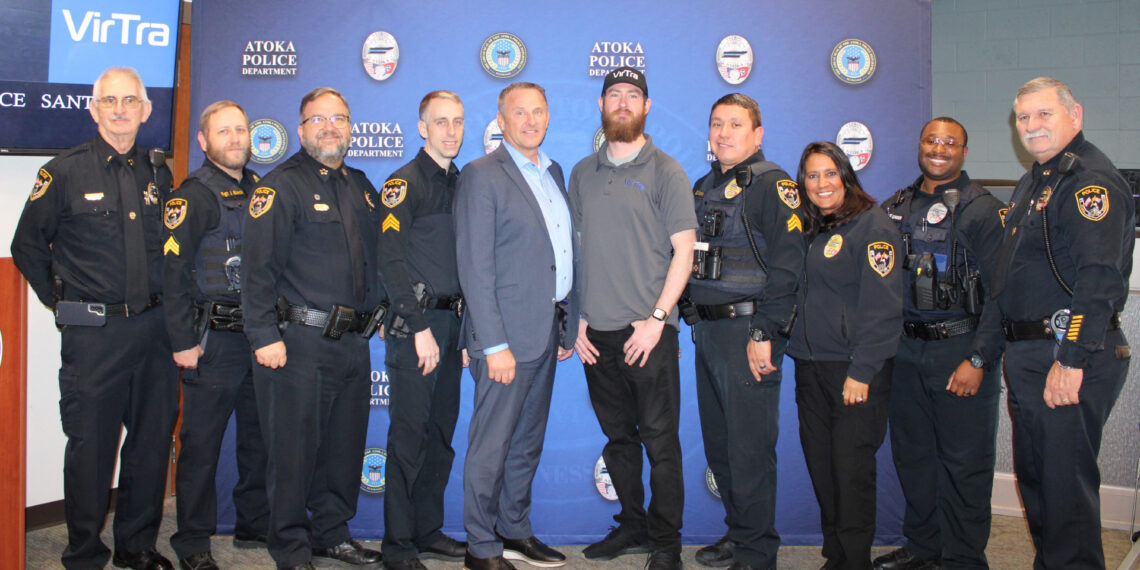 Atoka Police Department Receives a Free Training Simulator Through Taskforce Santa