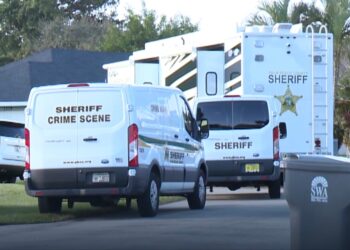 Palm Beach homicide scene.