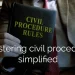 Civil procedure essentials for litigants