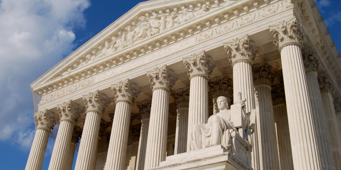 The U.S. Supreme Court building.