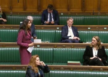 Suella Braverman speaking in the debate