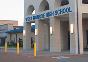 West Monroe high school entrance.