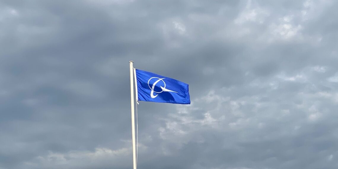 boeing logo dark skies