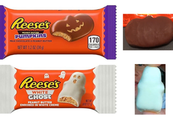 Reese's Halloween candy faces