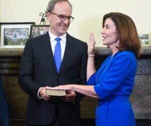 Kathy Hochul Assumes Office As Governor Of New York State