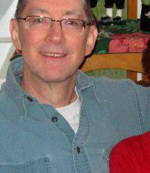 Justin Mohn's father, Michael with his wife Denice