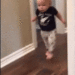 baby running away gif