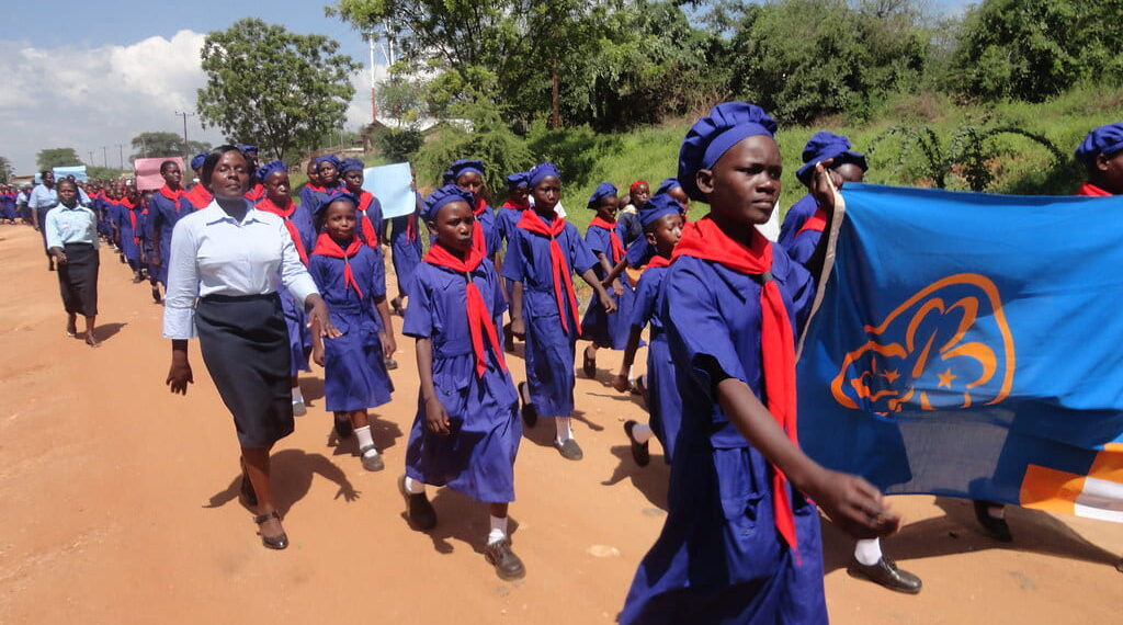 The Kenya Girls Guide Association hosted a rally against FGM during 16 Days of Activism in 2011.