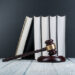gavel and books