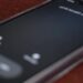 An unknown number is calling the smartphone. Animation of the incoming call screen