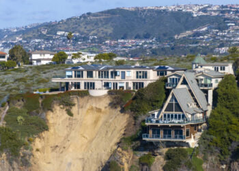 Dana Point home on cliff over landslide ‘anchored to bedrock’