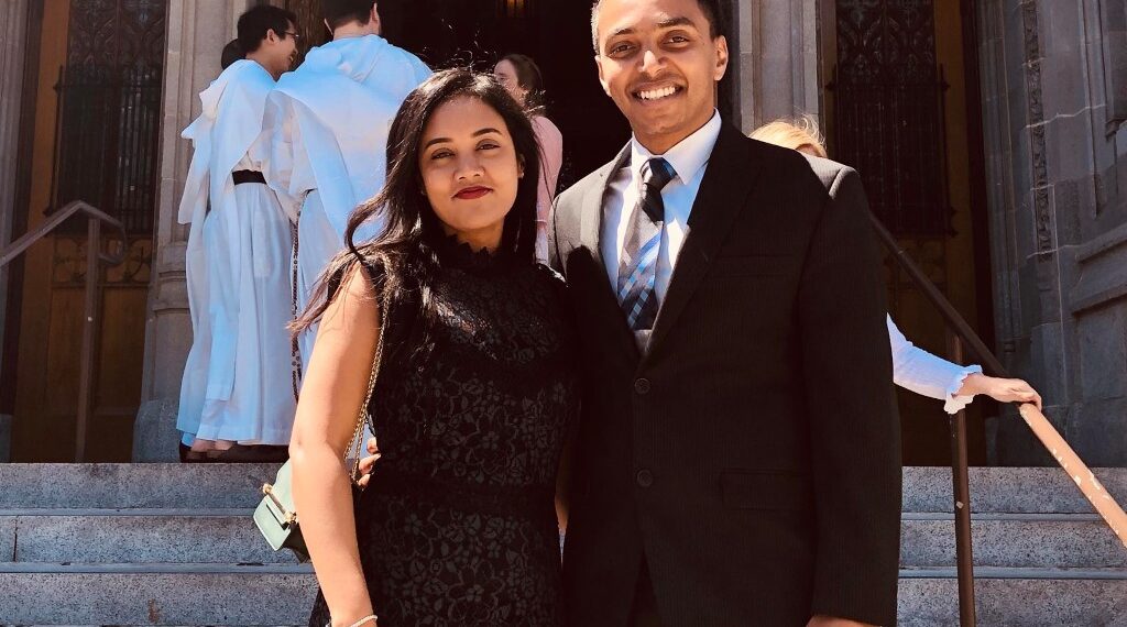 Henry and Benzinger are pictured.