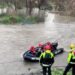 Six People and a Dozen Dogs and Puppies Required Water Rescue From Inundated River Island In San Jose