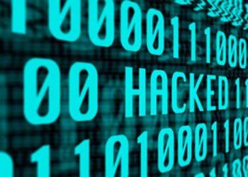 hacked concept with numbers