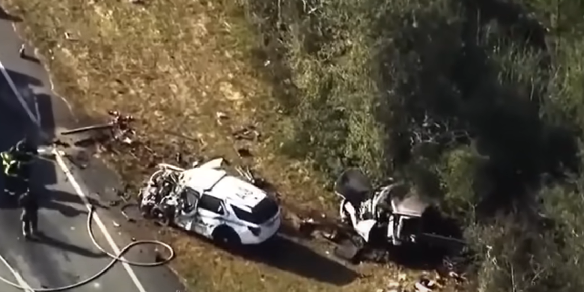 Fla. sheriff defends deputy after suspect crashes stolen cruiser, killing 3