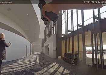 Police release bodycam of officers confronting Houston megachurch shooter