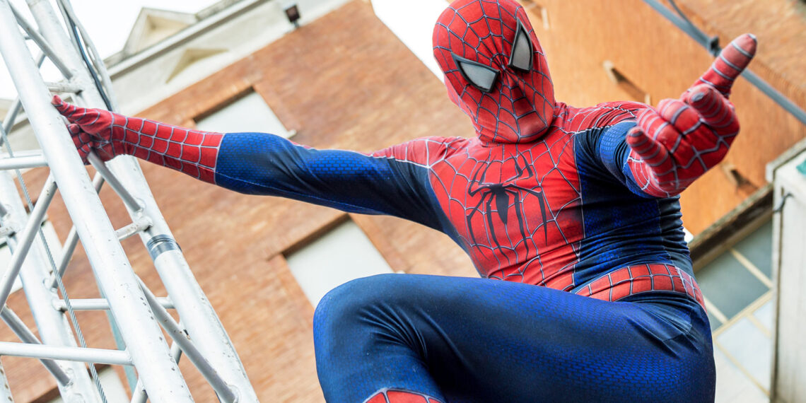 Man dubbed “The Official Pro–Life Spider-Man” arrested for scaling Las Vegas venue ahead of Super Bowl