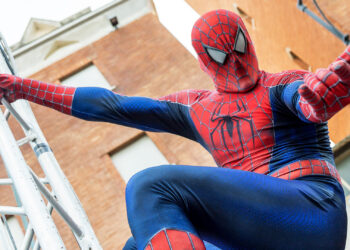 Man dubbed “The Official Pro–Life Spider-Man” arrested for scaling Las Vegas venue ahead of Super Bowl