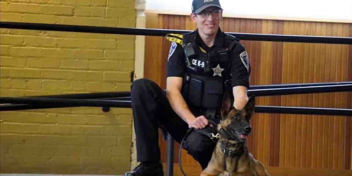 K-9 Officer Nyx and Officer Vargas