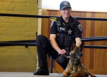 K-9 Officer Nyx and Officer Vargas