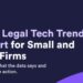 New Report Synthesizes the Data to Identify Key Legal Tech Trends and Action Items for Solos and Small Firms