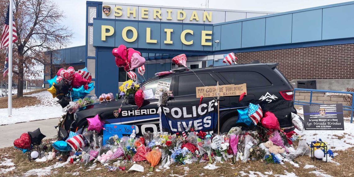 “We have the watch from here”: Memorial service honors fallen Sergeant Nevada Krinkee, first Wyoming officer killed by homicide in 27 years