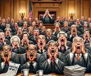 Shocked judges