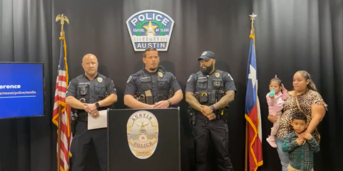 Austin police officers honored for saving choking child’s life