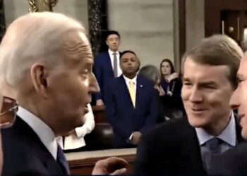 Biden Caught on Hot Mic After SOTU