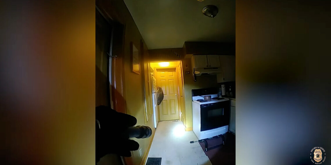 Indianapolis police officers remove “big a** raccoon” from home in hilarious home invasion