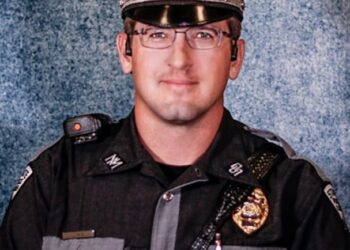 PHOTO: New Mexico State Police Officer Justin Hare is seen in this photo.