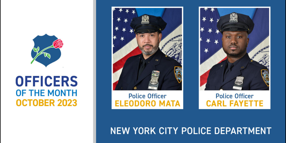 National Law Enforcement Officers Memorial Fund Announces October 2023 Officers of the Month