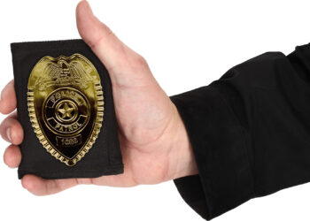 This is my “old badge”