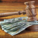 gavel and money