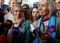 Older Swiss women win historic climate court ruling – video