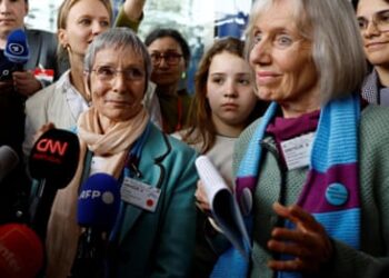 Older Swiss women win historic climate court ruling – video