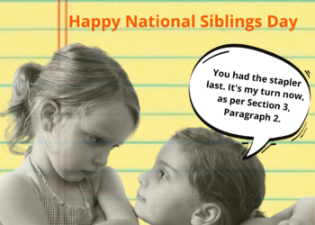 Happy National Siblings Day, April 10