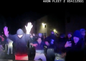 Street takeover crowd surrounds Va. officer's cruiser, causing damage