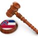 Mississippi flag and gavel